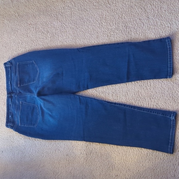 Chico's Platinum The Boyfriend Ankle Jeans Size 10 - Picture 5 of 9